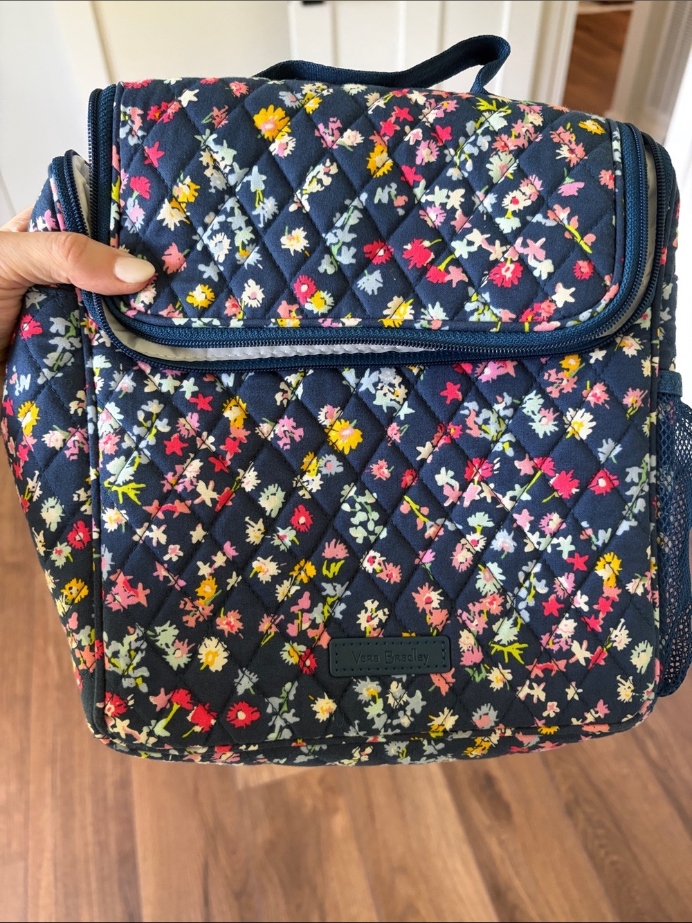 Vera Bradley Scattered Wildflowers Quilted Lunchbox